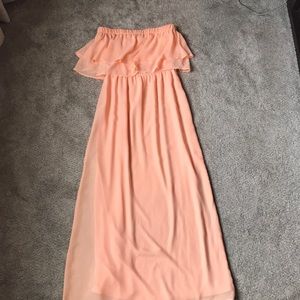 Strapless Maxi Dress